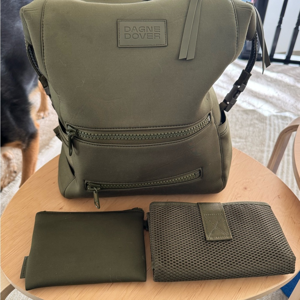 Dagne Dover Diaper Backpack in Olive